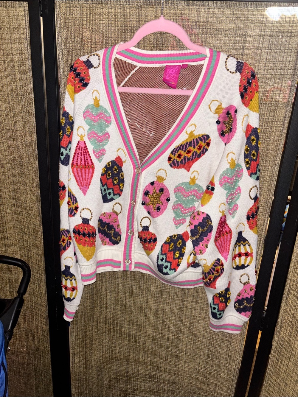 Queen of sparkles Ornament Cardigan Size XS